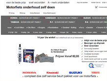 Tablet Screenshot of motorfietsshop.nl